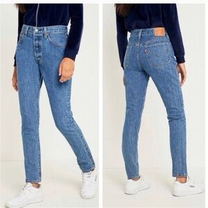 Levi’s Size 26 501s Skinny Jeans High Rise Button Fly Women’s Premium